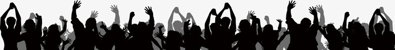欢呼的人群png免抠素材_新图网 https://ixintu.com 人物 人群 欢呼 音乐人