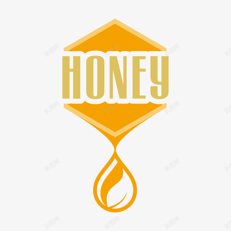 黄色水滴装饰蜂蜜png免抠素材_新图网 https://ixintu.com 水滴 素材 蜂蜜素材 装饰矢量 装饰素材 黄色