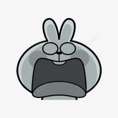迷你兔子图标png_新图网 https://ixintu.com 卡通 卡通人物 图标 彩绘 手绘 插画 表情包 迷你兔子