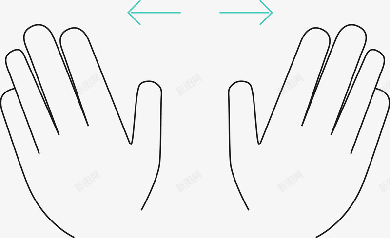 向左右滑动的手势图标png_新图网 https://ixintu.com touch touch手势 上下滑动 动动手指 图标 圆环 手势 手势图标 手指 扫描 滑动 点击 箭头 触屏 触屏手势 高科技