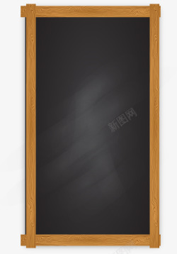 促销宣传板木质边框小黑板高清图片