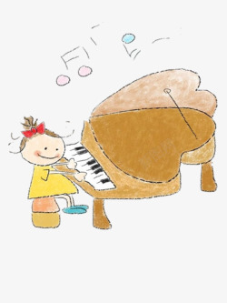 钢琴兴趣班学钢琴高清图片