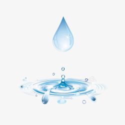 水滴和水素材