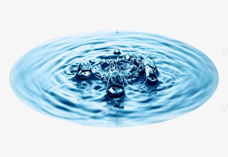 抽象的水晕png免抠素材_新图网 https://ixintu.com 抽象的水滴 水晕 蓝色水晕 高速摄影