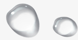 防晒透润圆形透明水润水滴高清图片