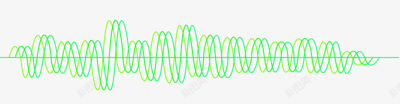 彩色声波均衡器png免抠素材_新图网 https://ixintu.com 彩色声波 矢量线条 绿色均衡器