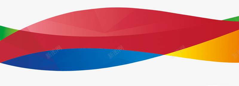 彩色装饰条png免抠素材_新图网 https://ixintu.com 彩色 红色 蓝色 装饰条 黄色