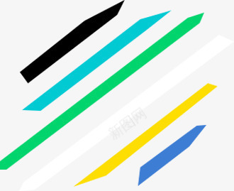 彩色科技线条装饰png免抠素材_新图网 https://ixintu.com 彩色 科技 线条 装饰