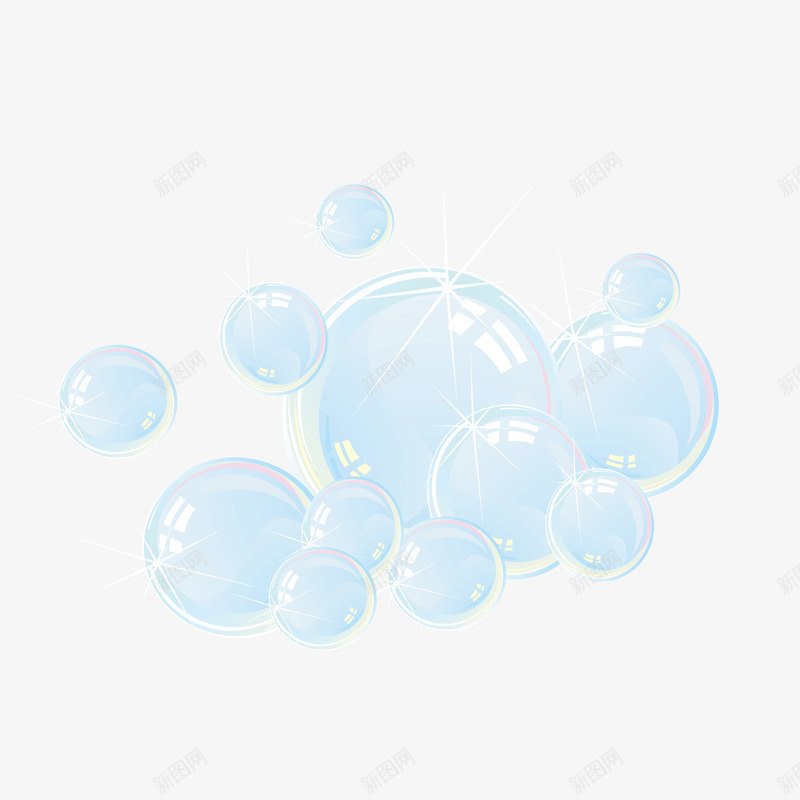 透明水泡水珠气泡png免抠素材_新图网 https://ixintu.com 小水泡 气泡 水泡 水珠 透明