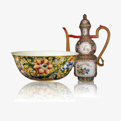 茶碗瓷器古董陶瓷瓷器高清图片
