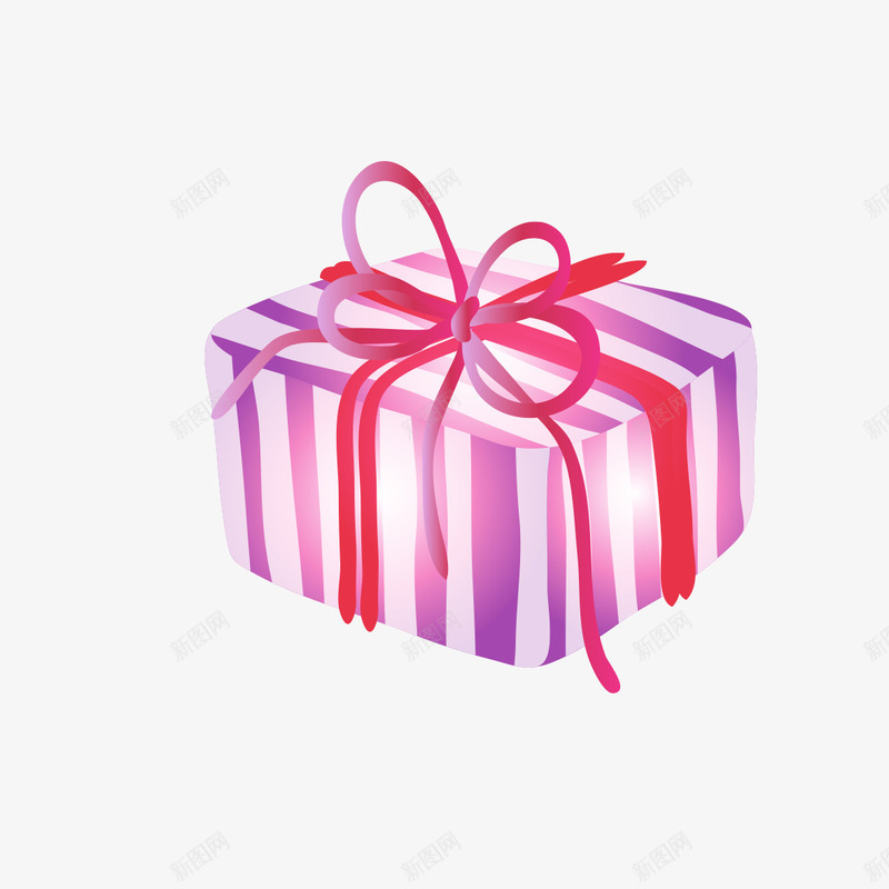 彩色条纹礼品盒png免抠素材_新图网 https://ixintu.com 彩色礼品盒 彩色礼物 条纹盒子 礼物盒