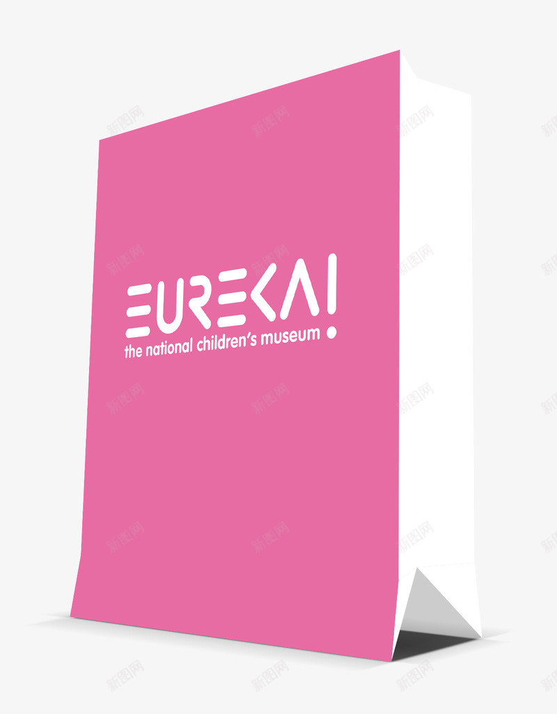 粉色纸袋png免抠素材_新图网 https://ixintu.com 包装袋 外文 粉红色 纸袋 袋子