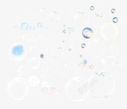 气泡透明水泡水滴素材