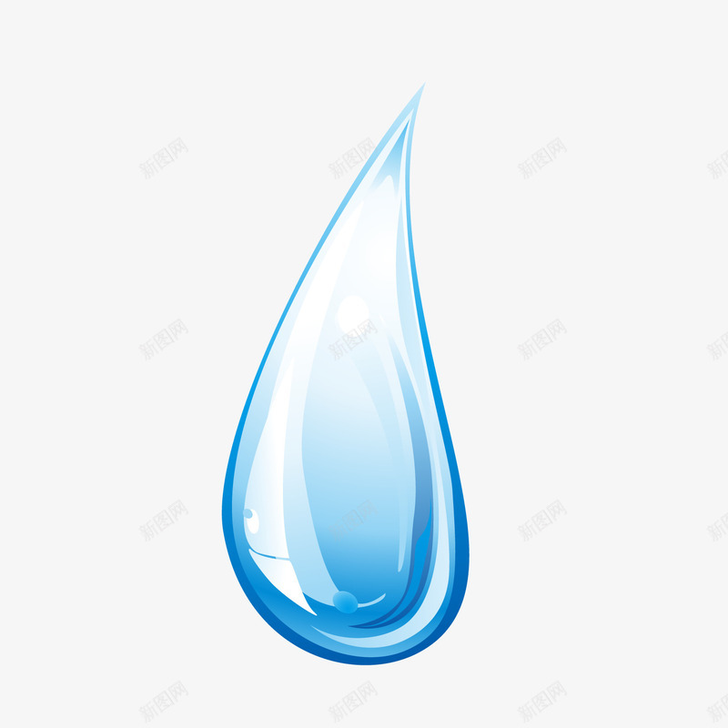 蓝色节水水滴png图片免费下载 素材0mkgggukk 新图网