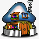 SmurfHouseSmurfetteIcon图标png_新图网 https://ixintu.com building home house smurf smurfette 建筑 房子 蓝妹妹 蓝精灵 首页