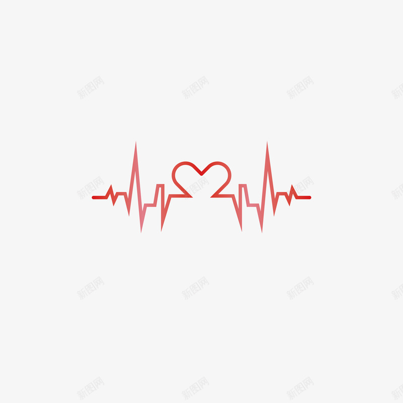 心脏线条png免抠素材_新图网 https://ixintu.com 失量图 底纹设计 心脏 心脏线条 海报设计 色彩