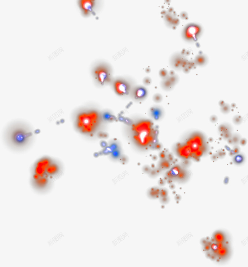 光点装饰淘宝光效png免抠素材_新图网 https://ixintu.com 光点装饰淘宝光效