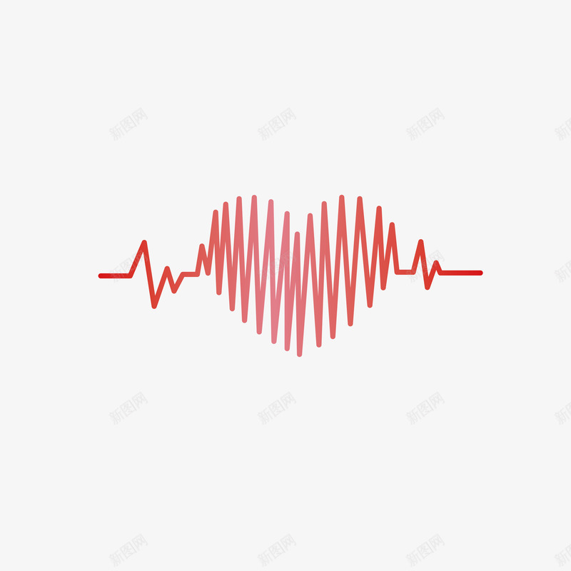 心脏线条png免抠素材_新图网 https://ixintu.com 失量图 底纹设计 彩色 心脏 心脏线条 海报设计 线条