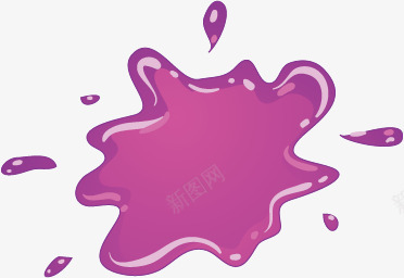 水渍png免抠素材_新图网 https://ixintu.com 水渍 水滴 紫色