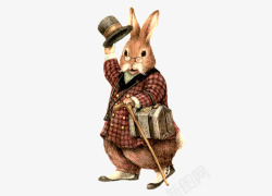 绅士兔子素材