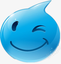 可爱蓝色水滴图标png_新图网 https://ixintu.com 可爱 水滴 蓝色