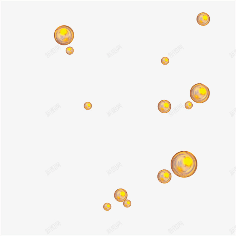 水珠png免抠素材_新图网 https://ixintu.com 水滴 黄色水珠 黄色珠