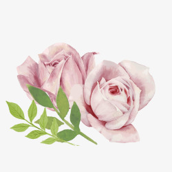 花丛粉红矢量图素材
