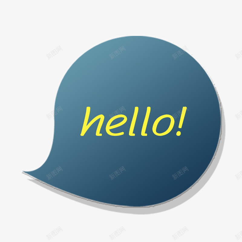 蓝色文字对话框标签图标png_新图网 https://ixintu.com 对话元素 对话图标 对话标签 对话框 文字框