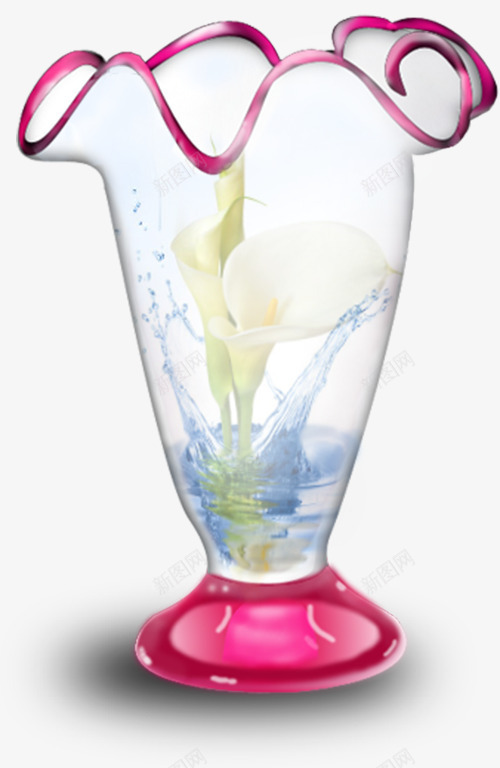 透明高品质粉红psd免抠素材_新图网 https://ixintu.com 品质 粉红 透明 高品质粉红花瓶
