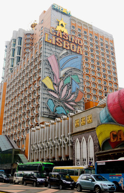 香港名胜古迹澳门新葡京赌场景观高清图片
