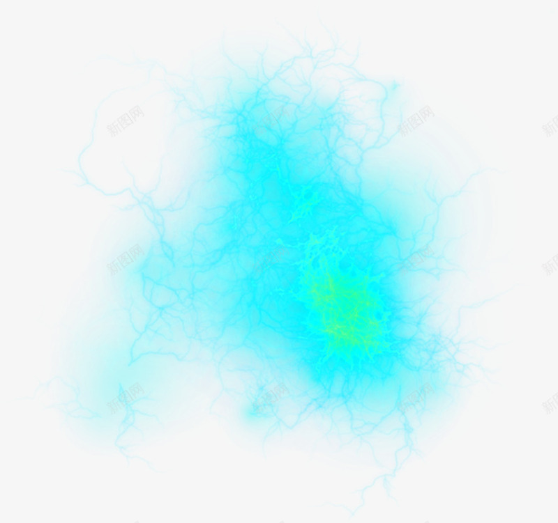 蓝色光装饰png免抠素材_新图网 https://ixintu.com 促销 光感 光点 底纹背景 电商 线条 装饰背景