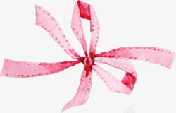 水彩画的粉红蝴蝶素材
