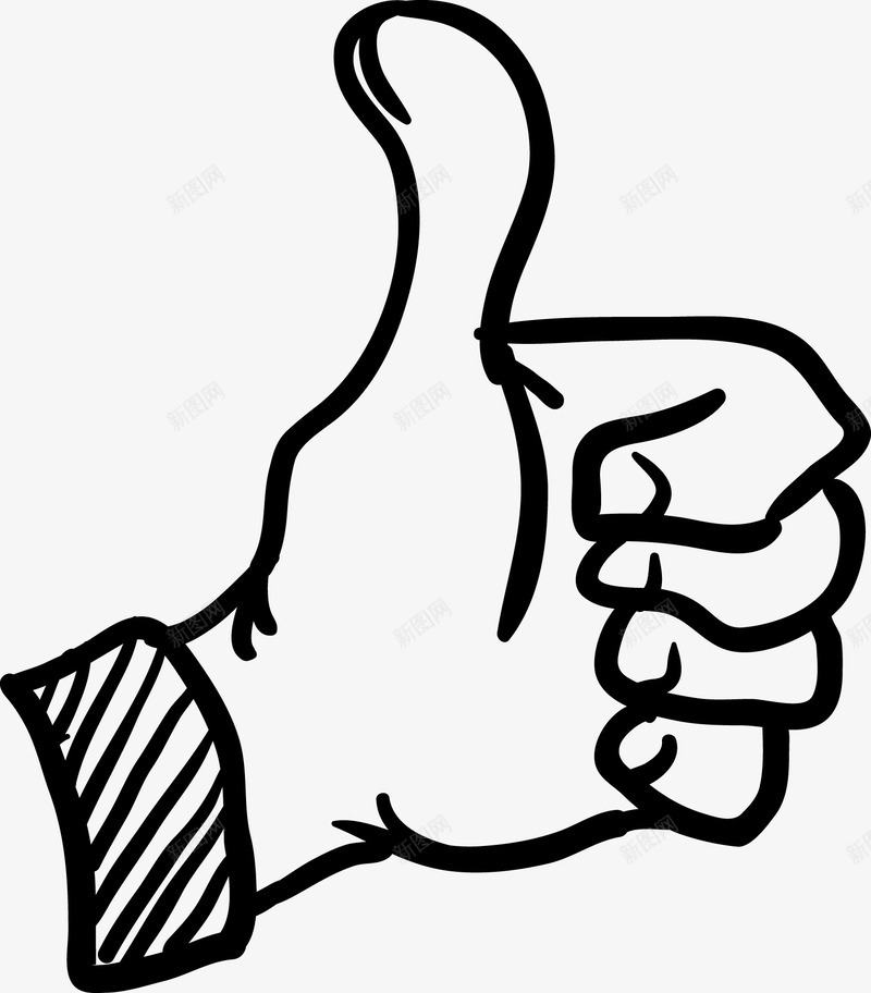 竖着的大拇指图图标png_新图网 https://ixintu.com 卡通 卡通手 手 手势 手势矢量图 手指 手指图 手掌 手绘手 拳头 指示 简单的手