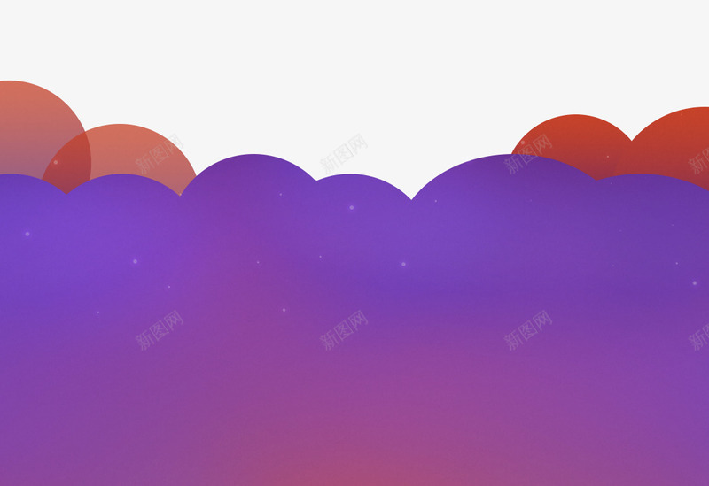 紫色透明背景装饰png免抠素材_新图网 https://ixintu.com 特效 紫色 背景装饰