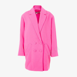 粉红色大衣女士粉红色大衣高清图片