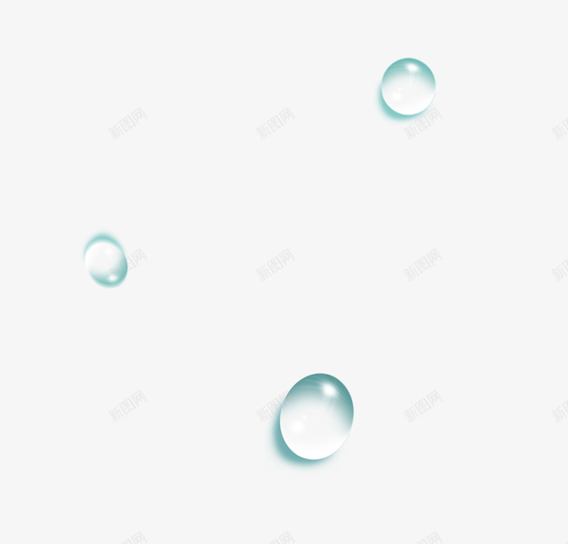 透明水珠png免抠素材_新图网 https://ixintu.com 水 水滴 水珠 透明