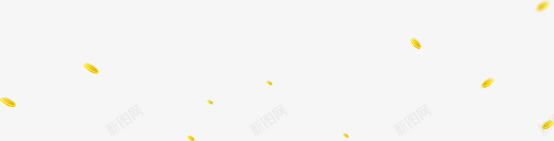 黄色漂浮发散首页png免抠素材_新图网 https://ixintu.com 发散 漂浮 设计 黄色