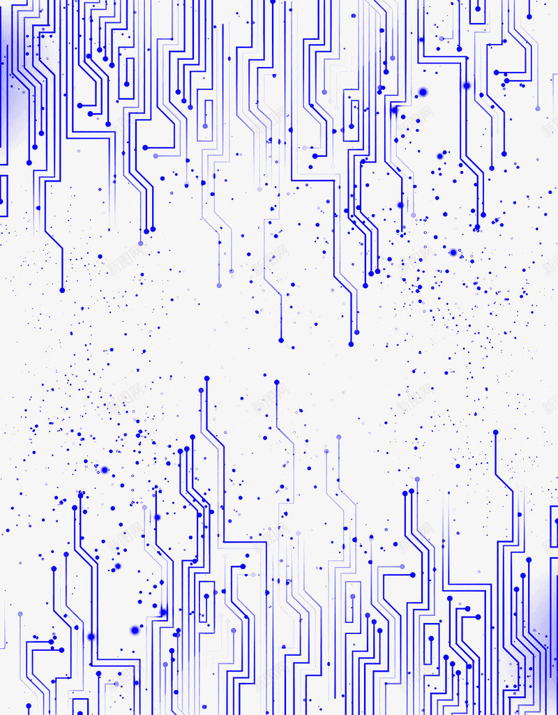 科技png免抠素材_新图网 https://ixintu.com 商务科技背景 点光