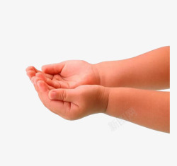 婴儿指甲刀实物透明png捧着双手的婴儿手高清图片