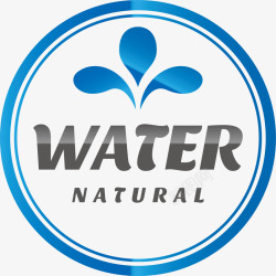 水浪卡通水滴创新能源logo矢量图图标高清图片
