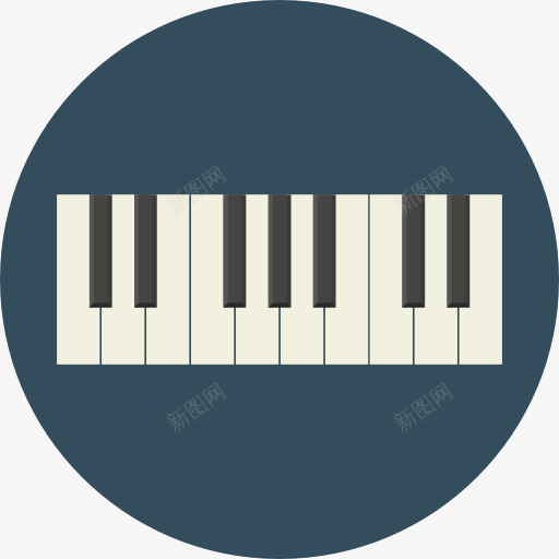 钢琴图标png_新图网 https://ixintu.com 乐器 合成器 电子 钢琴 键盘 音乐 音乐和多媒体 风琴