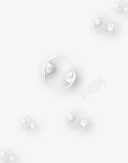 白色梦幻气泡水珠手绘png免抠素材_新图网 https://ixintu.com 梦幻 气泡 水珠 白色