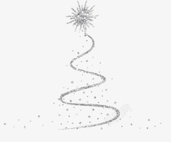 圣诞树彩条圣诞树小装饰彩条高清图片