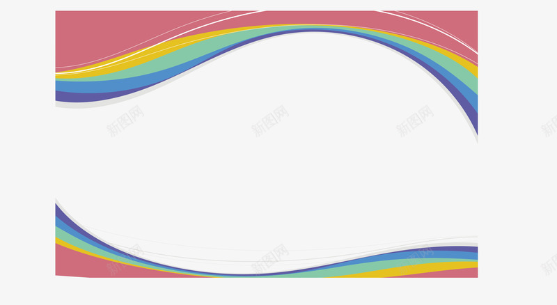 彩色条纹边框png免抠素材_新图网 https://ixintu.com 七彩条纹 彩色条纹 条纹 条纹边框 矢量png 线条边框