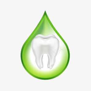 被保护的牙齿png免抠素材_新图网 https://ixintu.com 健康 水滴 清洁 牙齿
