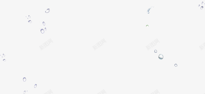 卡通白色晶莹水珠png免抠素材_新图网 https://ixintu.com 卡通 晶莹 水珠 白色