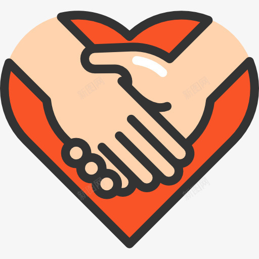 握手图标png_新图网 https://ixintu.com 业务 互利 写实握手 协议 合作 手势 手和手势 握手