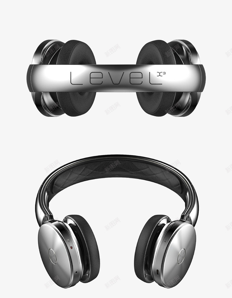 LEVELx3耳机png免抠素材_新图网 https://ixintu.com HIFI 产品设计 头戴耳机 工业设计 监听设备 耳机 音乐 高端耳机