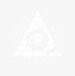 斑点发光金字塔矢量图素材