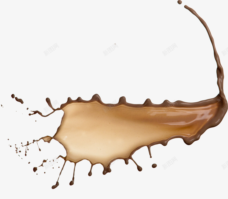 巧克力png免抠素材_新图网 https://ixintu.com 巧克力 水 水波 水滴 水珠 水纹 水花 牛奶